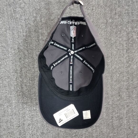 Golden State Warriors Hat Mens Gray 2017 5X NBA Basketball Champions Adidas Cap - Picture 7 of 12